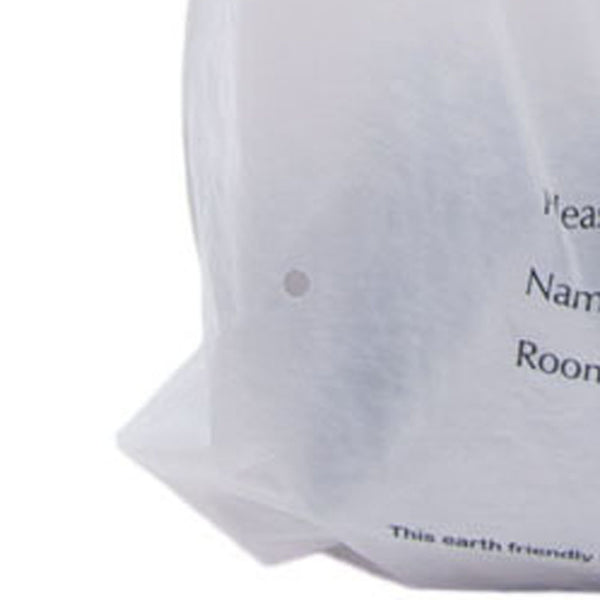 Hospitality Plastic Tear Strip Laundry Bags - Eco Friendly