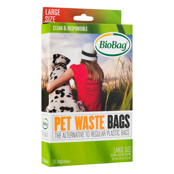 7 x 4.5 x 13.5 x 0.9 mil Green Eco-Friendly Poly Pet Waste Bags