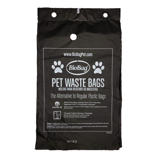 7 x 4.5 x 13.5 x 0.9 mil Green Eco-Friendly Poly Pet Waste Bags