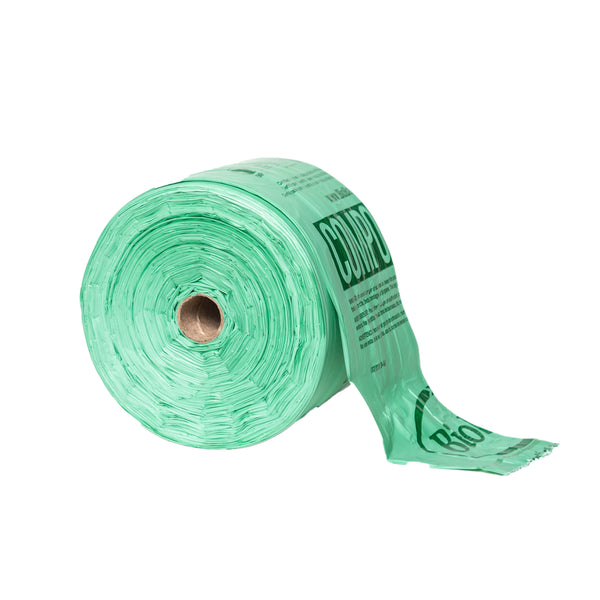 14x18 Compostable Produce Bags - 4 Rolls (1000 Bags Total) - OrangeBioUSA