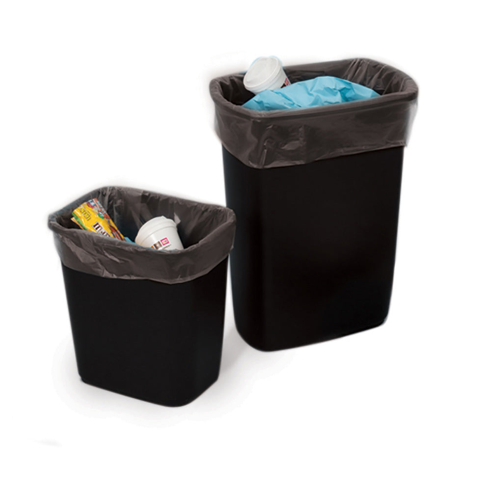 10 Gallon Clear Eco-Manufactured Plastic Heavyweight Trash Can Liners 1