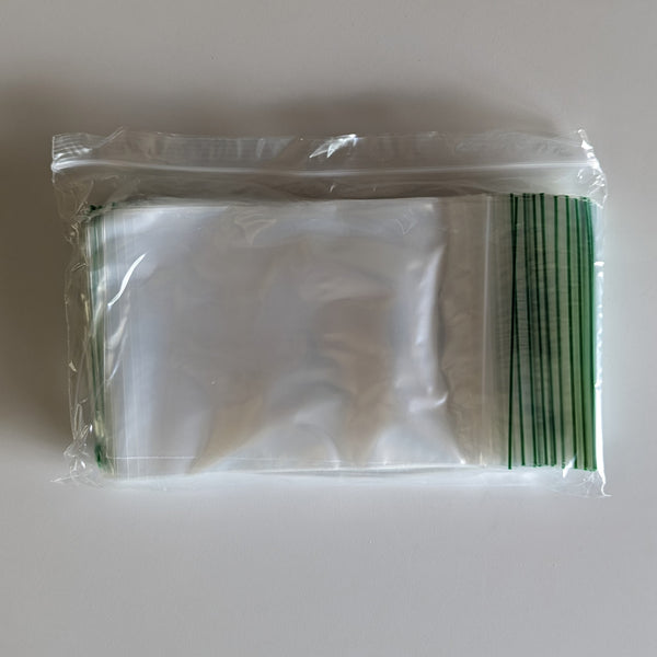 2 X 3 Clear Zip Lock Bags 100 Pack Greenline Biodegradable Plastic