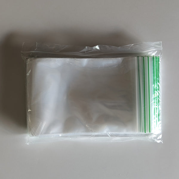 6" x 9" x 2 mil Clear EcoFriendly Poly Ziplock Bags Zee Green Bags
