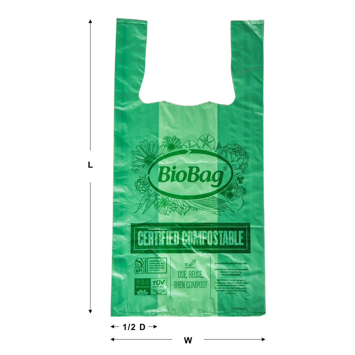 Green Compostable Plastic Pet Waste Bags 5