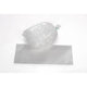 50 Lb. Clear Eco-Manufactured Plastic Heavy Duty Ice Bags 1
