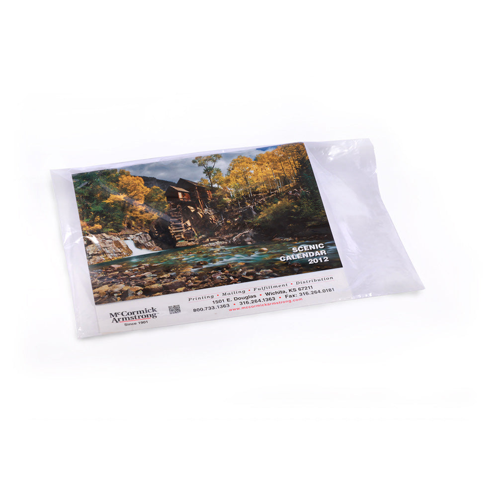 Clear Eco-Manufactured Plastic Layflat Bags 1