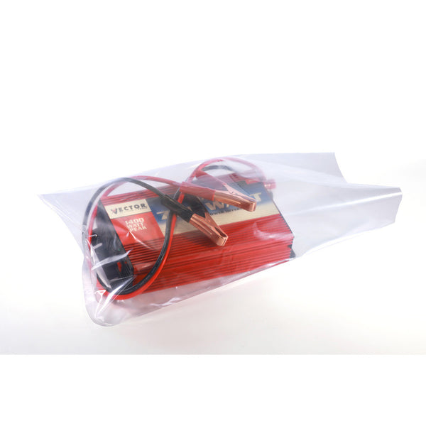 Sacs à plat en poly transparents et écologiques de 6 po x 30 po x 4 mil ...