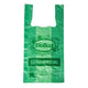 Green Compostable Plastic Grocery Store Checkout Bags 1