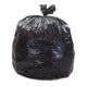 56 Gallon Black 100% Post Consumer Recycled Plastic Heavy Duty Trash Can Liners 1