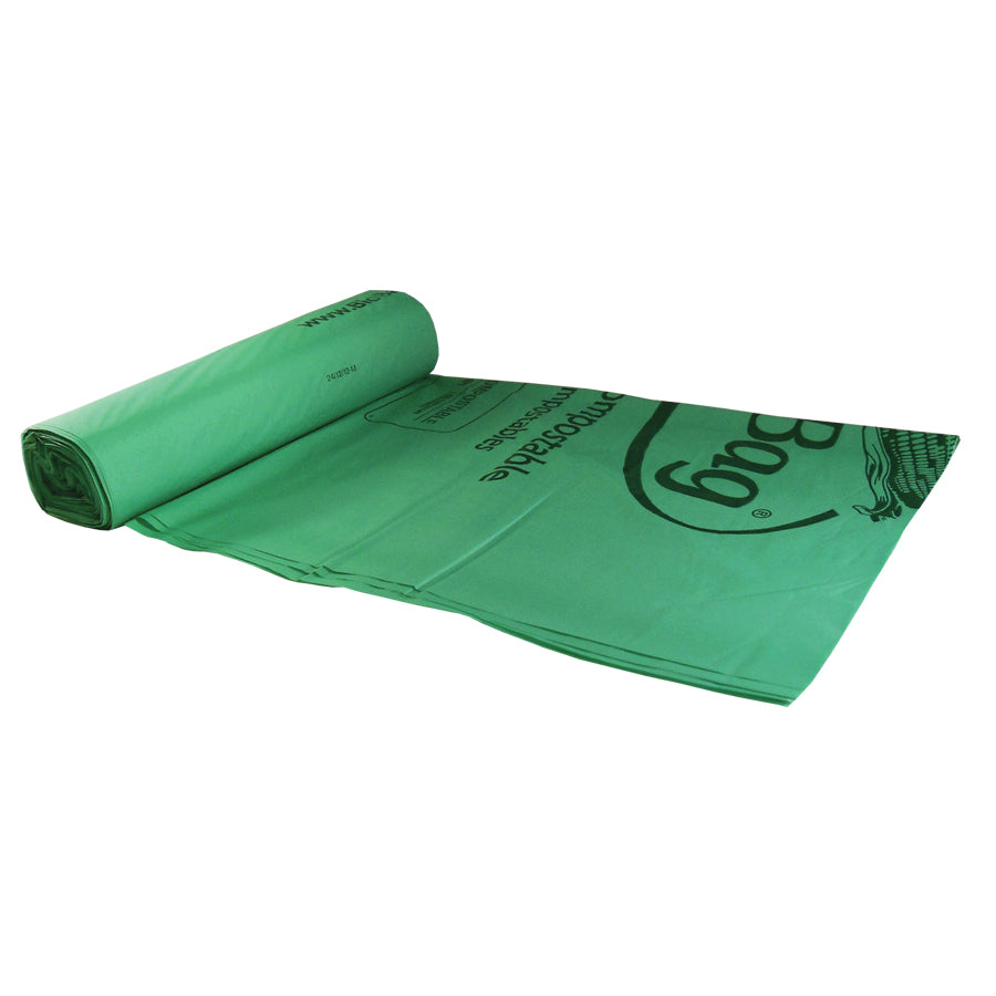33 Gallon Green Compostable Plastic Lawn, Leaf, And Garden Waste Bags 2